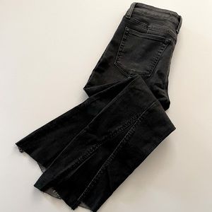 Women’s Lucky Brand Re-Made Ava Skinny Black Cropped Denim size 4/27 NWOT